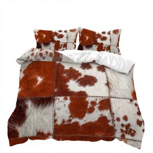 Hunters Furry look 3D Printed Double Bed Duvet Cover Set