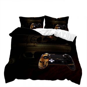 Spartan Core Gaming 3D Printed Double Bed Duvet Cover Set
